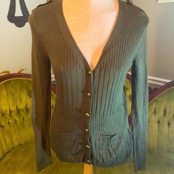Worthington Sweaters - Worthington, metal button cardigan. Women’s M.